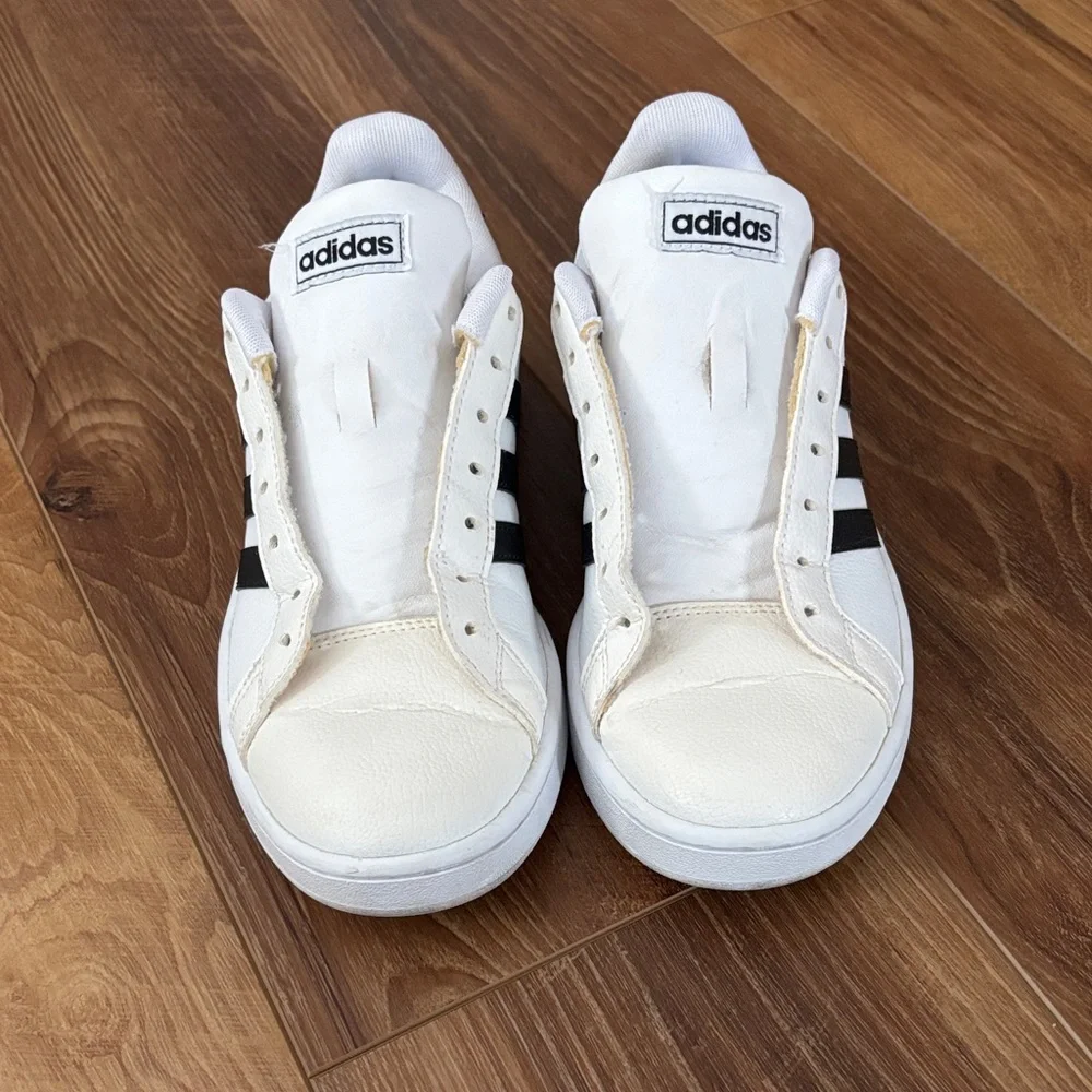 2/$22🌼 Adidas Grand Court Sneakers with Classic White and Black - Picture 2 of 14